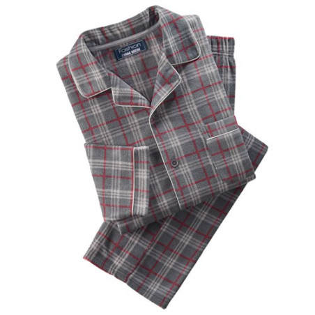 Pyjama polaire à carreaux