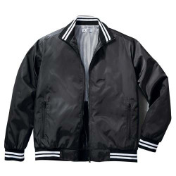 Blouson microfibre  black & white