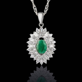 Parure joyau d’émeraudes