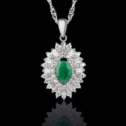 Parure joyau d’émeraudes