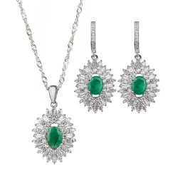 Parure joyau d’émeraudes