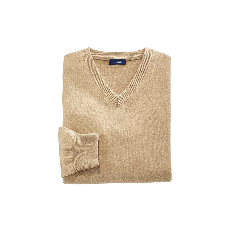 Pull cachemire col V