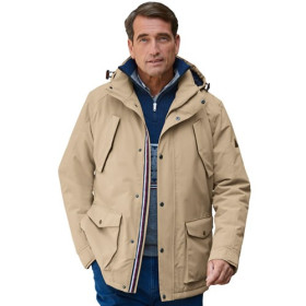 Parka thermique Bermudes®, Tour de poitrine : M (96/100), Couleur : Beige, par l’Homme Moderne.