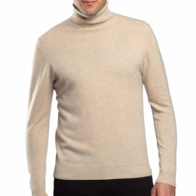 Pull cachemire col roulé (3)