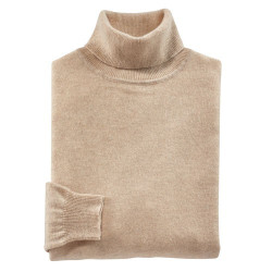 Pull cachemire col roulé (4)