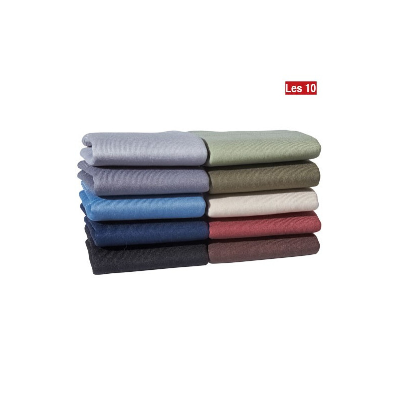 Chaussettes microfibre - les 10 paires