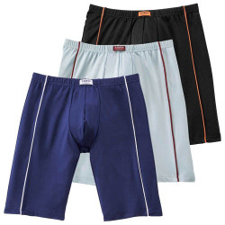 Boxers longs Microfibre - les 3