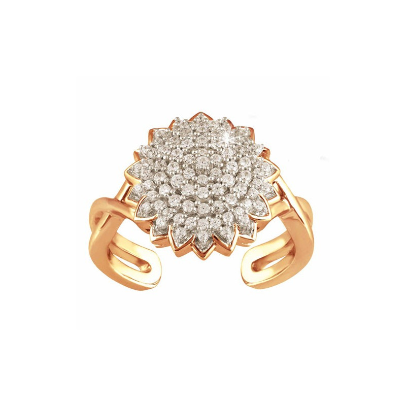 Bague fleur de diamants