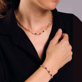 Parure «rêve de rubis» (2)
