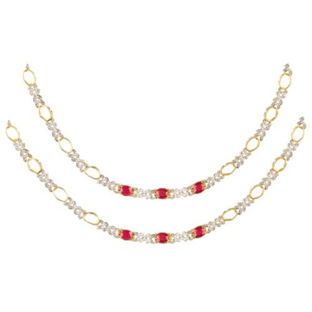 Parure «rêve de rubis»