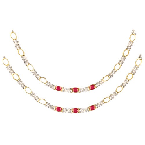 Parure «rêve de rubis»