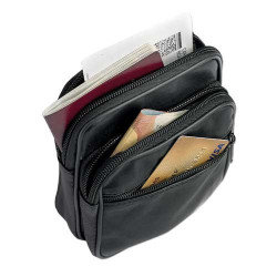 Pochette de ceinture cuir