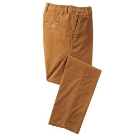 Pantalon velours maxi-confort, Taille : 42/44, Couleur : Camel, par l’Homme Moderne.