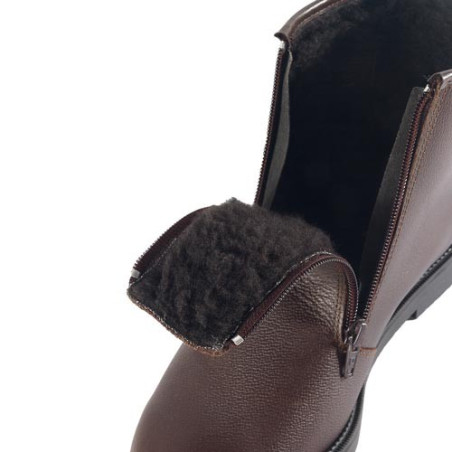 Boots fourrées double zip