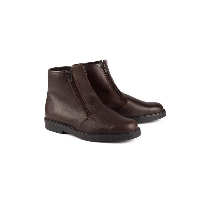 Boots fourrées double zip