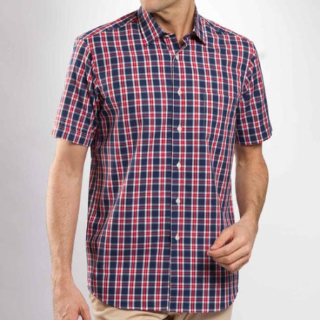 Chemisette Navy Club Grands carreaux