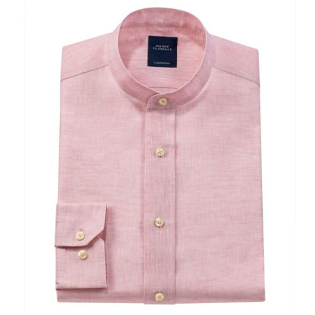 Chemise lin col mao