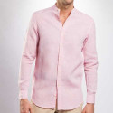 Chemise lin col mao