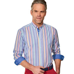 Chemise rayures élégance