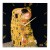 L’horloge Le Baiser inspiré de Klimt