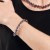 Le bracelet de Murano incrustée d’aventurine