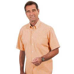 Chemisette confort seersucker rayée