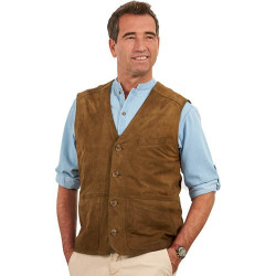 Gilet peau Harryland