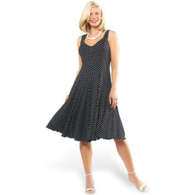 Robe d’été Monaco, Taille : 40, Couleur : Noir, par l’Homme Moderne.