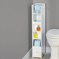 Meuble-réserve papier toilette