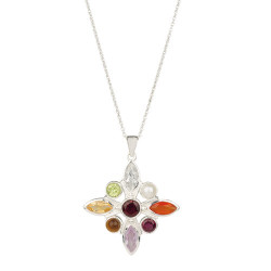 Le pendentif de pierres...