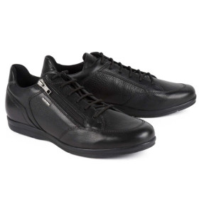 Baskets zippées Geox®, Pointure : 40, Couleur : Noir, par l’Homme Moderne.