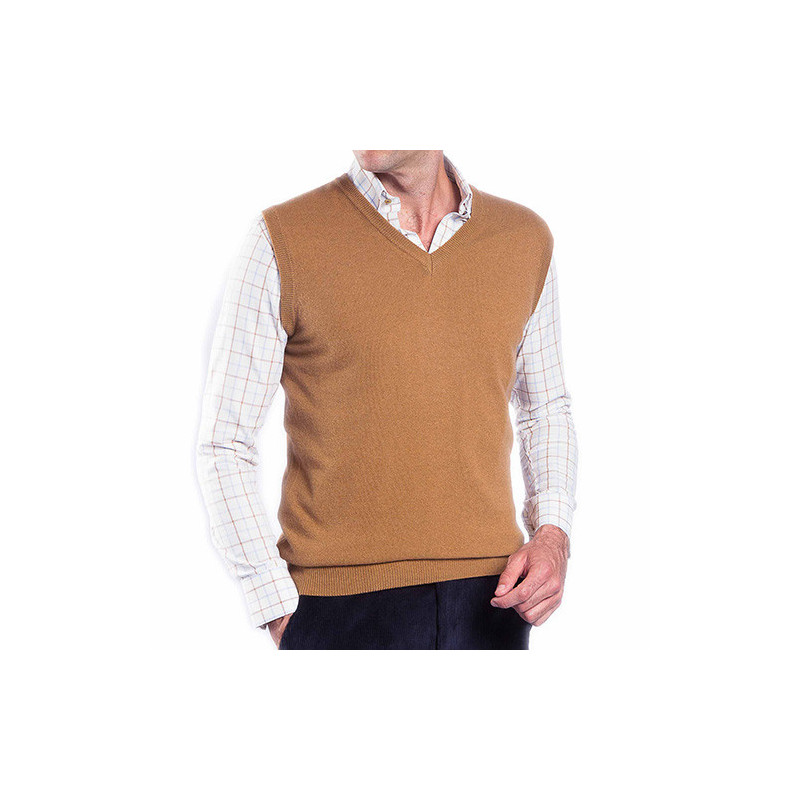 Pull sans manches Laine & Cachemire