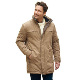 Parka thermo-confort, Tour de poitrine : 3XL (128/132), Couleur : Beige, par l’Homme Moderne.