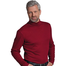 Sous-pull thermique, Tour de poitrine : 3XL (128/132), Couleur : Bordeaux, par l’Homme Moderne.
