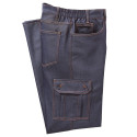 Pantalon denim infroissable coupe battle