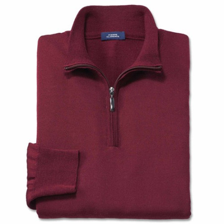Pull col montant zippé Pierre Clarence®