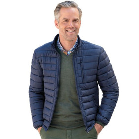 Doudoune Éco-concept Pierre Clarence®, Tour de poitrine : M (96/100), Couleur : Marine, par l’Homme Moderne.