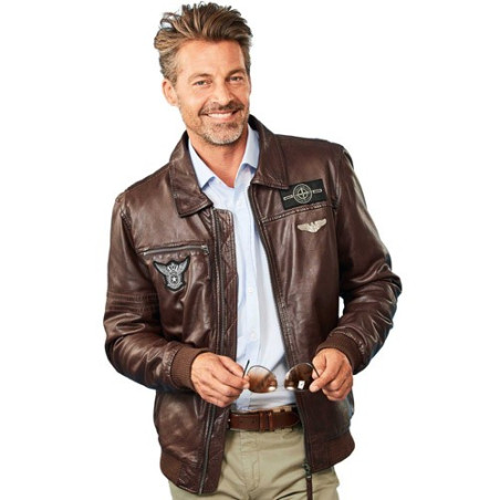 Blouson cuir aviateur (4)