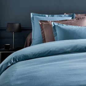 Housse de couette Héritage classique BlanClarence®, Couleur : Taupe, Dimension : 140 x 200 cm, par l’Homme Moderne.