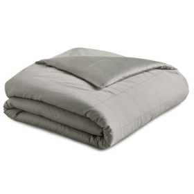 Housse de couette Opale BlanClarence®, Couleur : Gris, Dimension : 140 x 200 cm, par l’Homme Moderne.