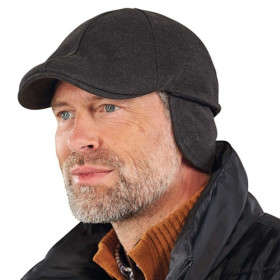 Casquette d’hiver, Couleur : Taupe, Tour de tête : S (56), par l’Homme Moderne.