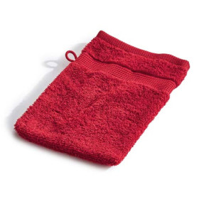 Gant de toilette Vitalité BlanClarence®, Couleur : Rouge, par l’Homme Moderne.