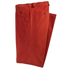 Pantalon Velours Essentiel, Taille : 56, Couleur : Brique, par l’Homme Moderne.