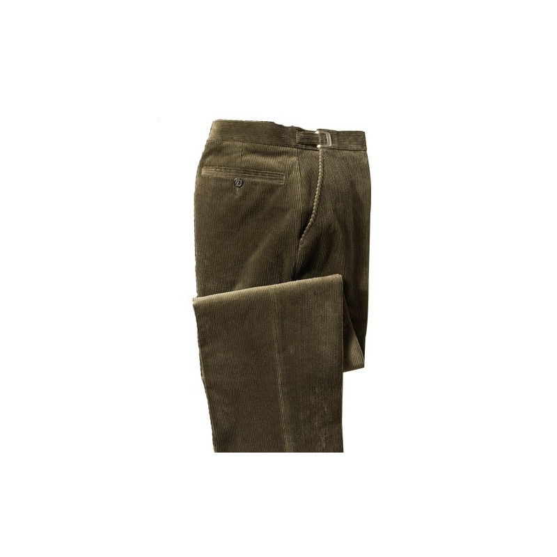 Pantalon velours tout confort Kaki