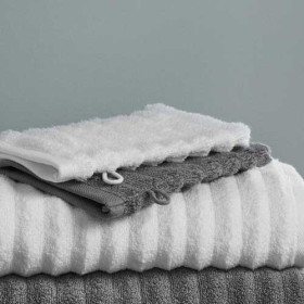 Gant de toilette Minéral BlanClarence®