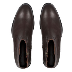 Bottes cuir zippées