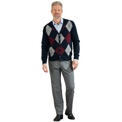 Pantalon poly-laine confort