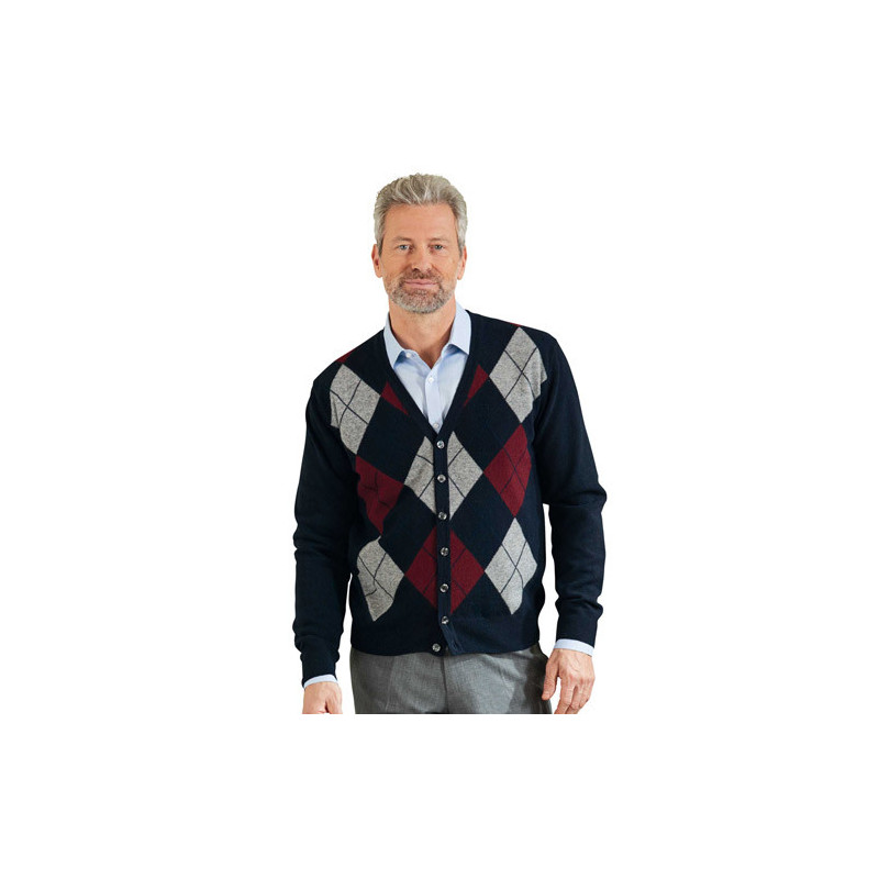 Gilet intarsia