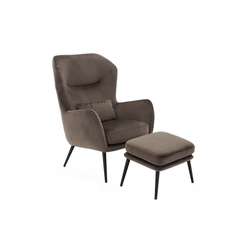 Fauteuil velours