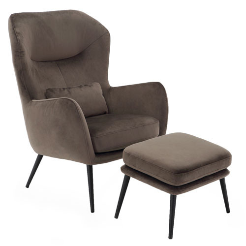 Fauteuil velours